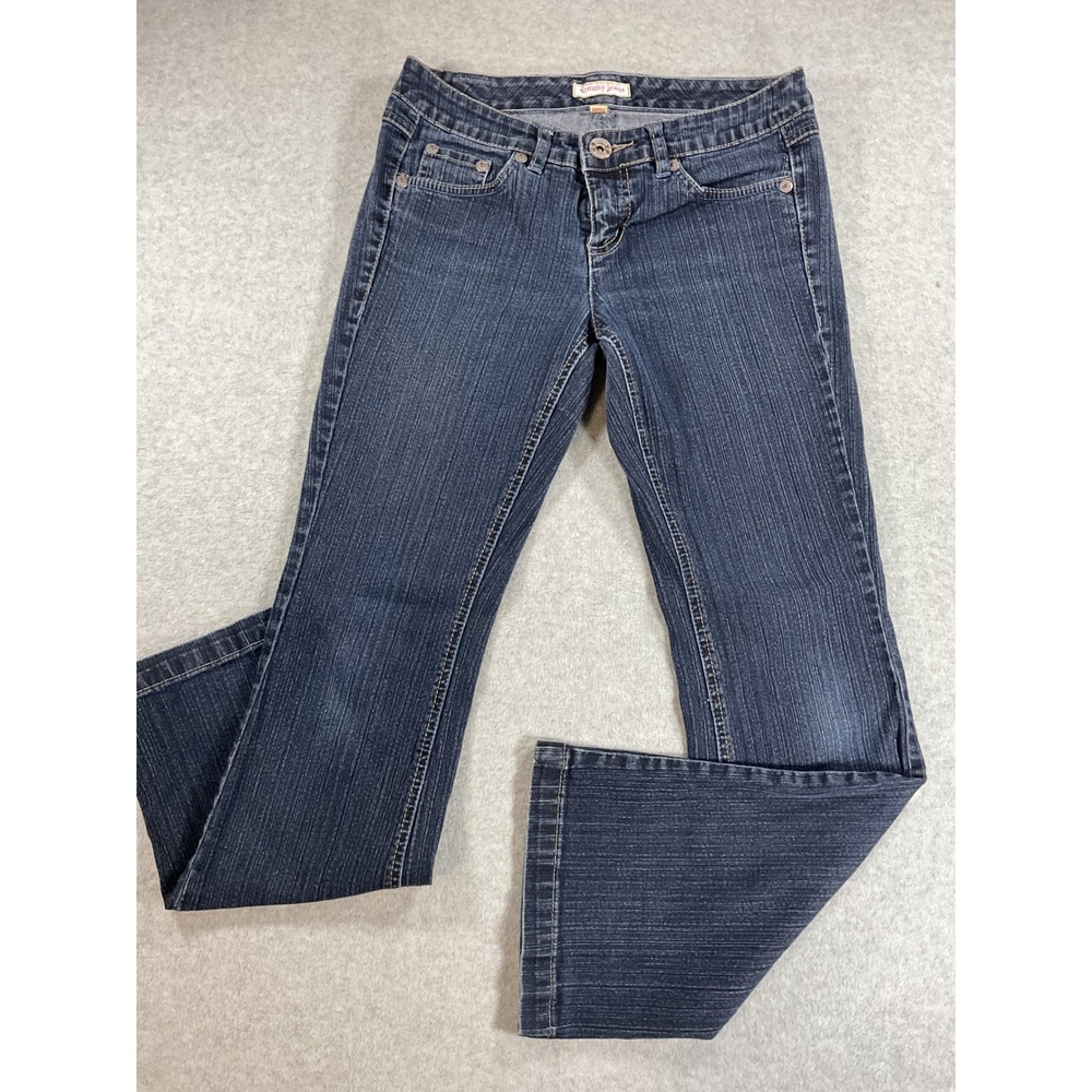 Tommy Jeans Womens Size 9 Dark Wash Bootcut Denim Low Rise Jeans Flared Leg 2004